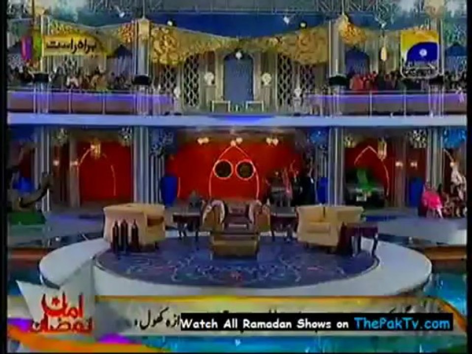 Amaan Ramazan with Dr.Aamir Liaquat By Geo TV (Aftar) - 18th July 2013 - Part 1