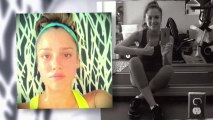 Jessica Alba Posts Sweaty Workout Pic