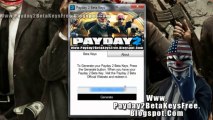 Payday 2 Beta Keys Free Download