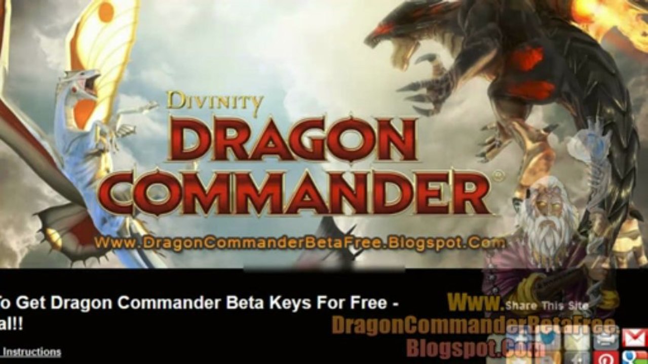 Download Dragon Commander Beta Activation Keys Free
