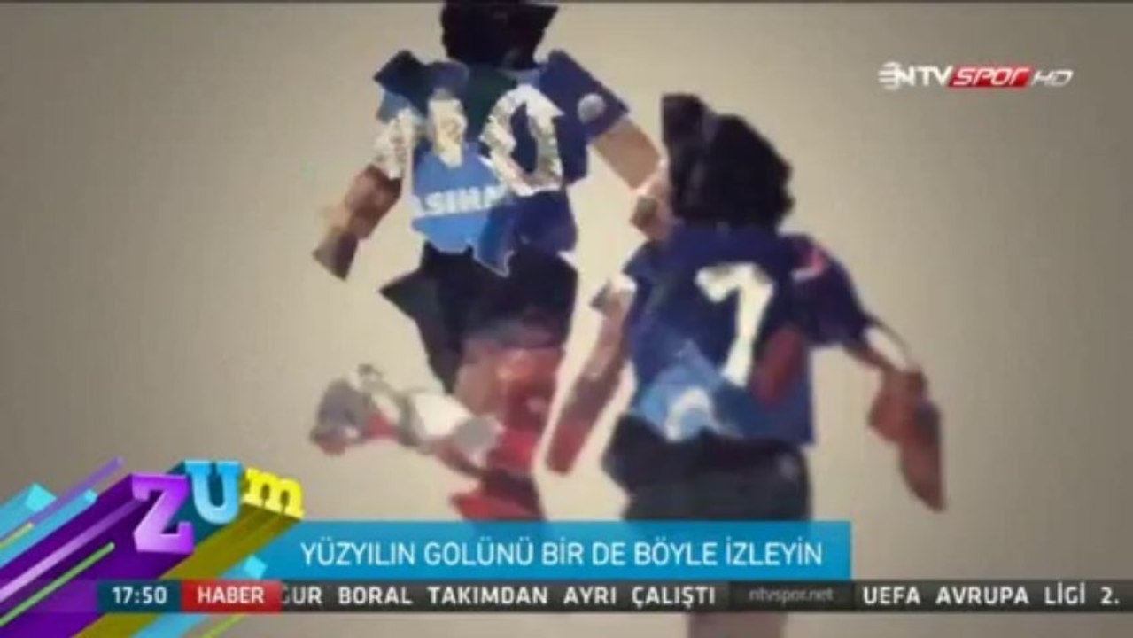 Yüzyılın Golünü Bir de Böyle İzleyin