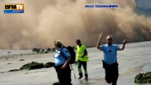 Eboulement d'une falaise à Saint-Jouin-Bruneval - 18/07