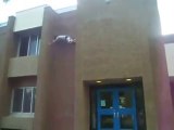 Climbing Building Fail