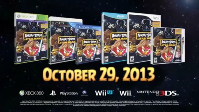 Angry Birds Star Wars - Xbox 360, Playstation 3, Wii U Trailer