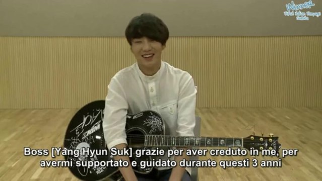[SUB ITA] KANG SEUNG YOON It Rains - Message to fans