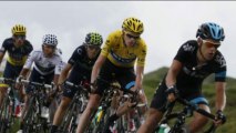 Riblon gana en Alpe d'Huez, Froome sufre