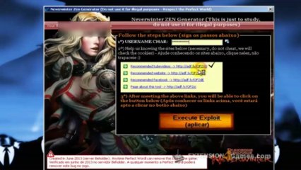 Neverwinter Zen Generator