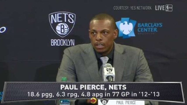 Brooklyn Nets Introduce Pierce, Garnett