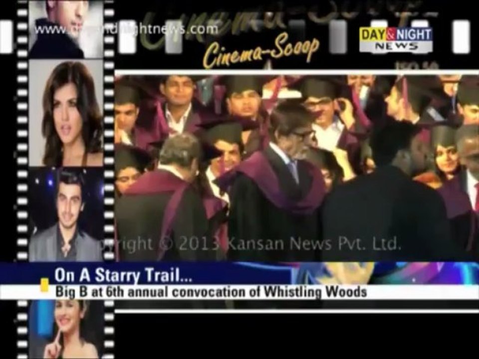 Big B at 6th annual convocation of Whistling Woods