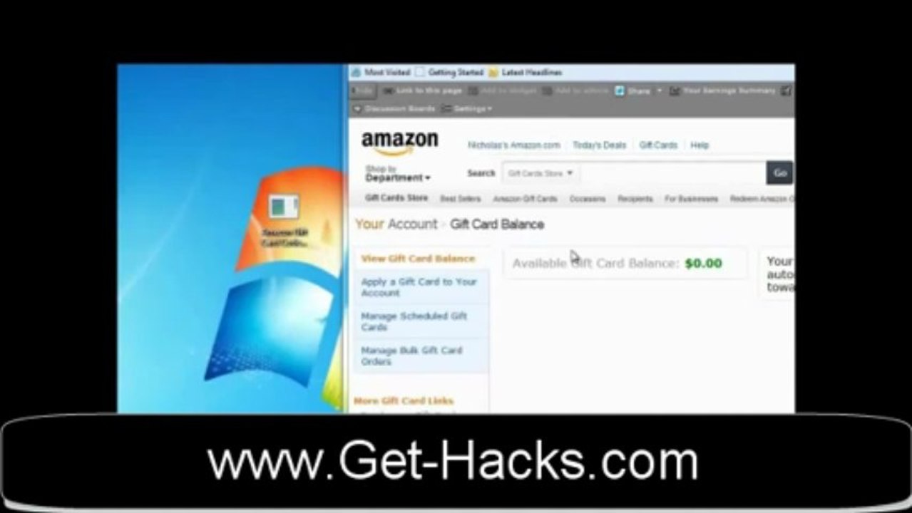 Amazon Gift Card Generator 2013 - UPDATED 17 JULY 2013 -DOWNLOAD NOW