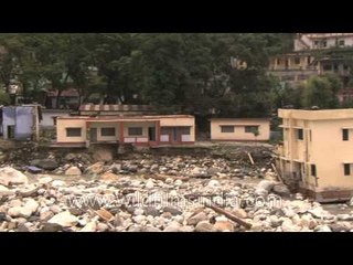 The once prosperous but now barren riverbank at Vijaynagar