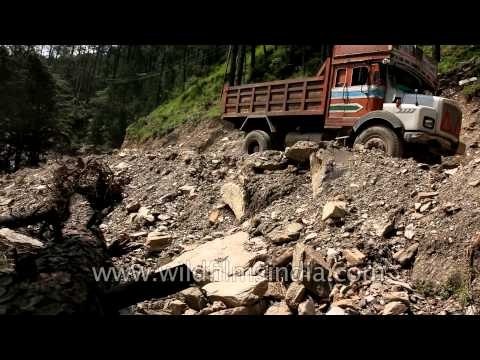 Damaged roads: Uttarakhand flood