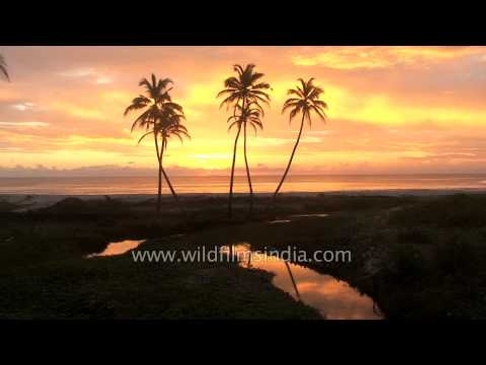 Surreal Andamanese sunset: Astonishing Car Nicobar