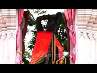 Statue of Mother earth squeezing her hair - Bangkok