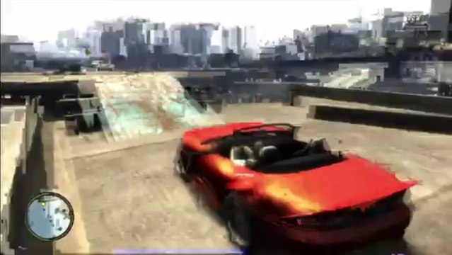 GTAIV Banshee Glitch? + Stunt Jump Fail