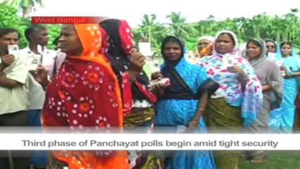 Third phase of Panchayat polls begin amid tight security