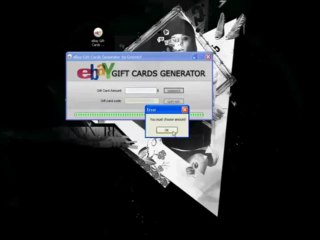 Ebay Gift Card Generator - Working - 2013