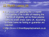 Satisfy Your Cash Hassles with 12 Month Loans