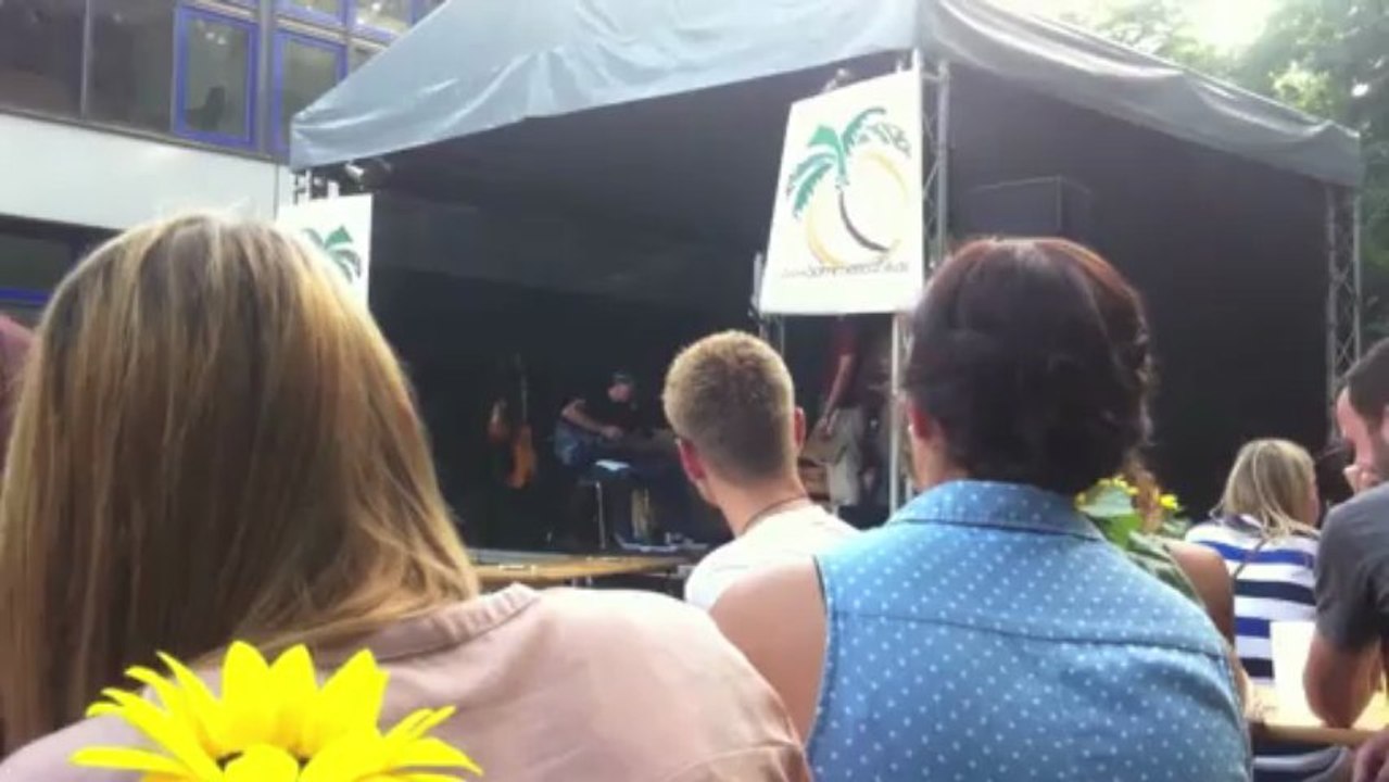 Das Edgar Barowski-Kammerspiel auf dem Sommercafe 2013 in Landau