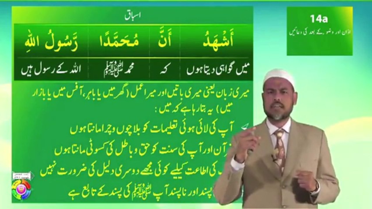 Understand Quran and Salah The Easy Way Part 14a Lesson Urdu Short Course 1