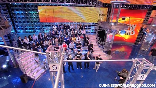 Fastest time to jump over 10 bars (parkour)_ Tim Shieff - Guinness World Records Classics