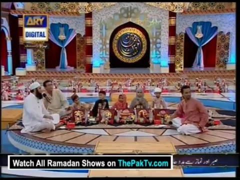 Shan-e-Ramazan With Junaid Jamshed By Ary Digital (Aftar) - 19th July 2013 - Part 5