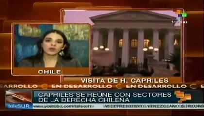 Bachelet descarta reunión con opositor venezolano Henrique Capriles