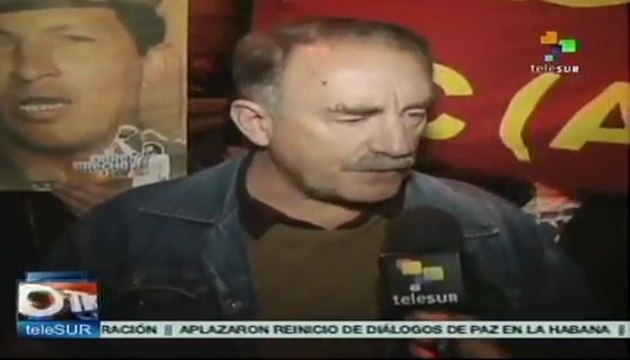 Cientos de chilenos rechazan visita de Henrique Capriles