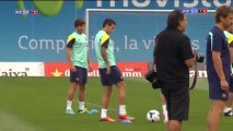 Barcelona complete first half of double session before trip to Poland