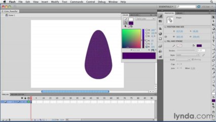 adobe flash Using the Color panel