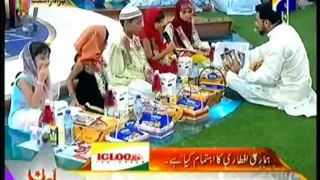 Amaan Ramazan with Dr.Aamir Liaquat By Geo TV (Aftar) - 19th July 2013 - Part 5