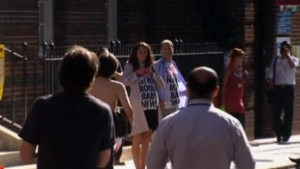 A royal prank as Will and Kate lookalikes fool media outside hospital