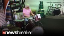 GROOVIN’ GRANNY: Mystery Woman Impresses Pro Drummers