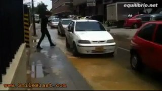 Taking Taxi to Cross a Puddle Prank