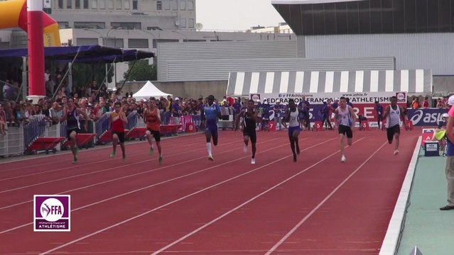 Finale 100m Cadets Dijon 2013