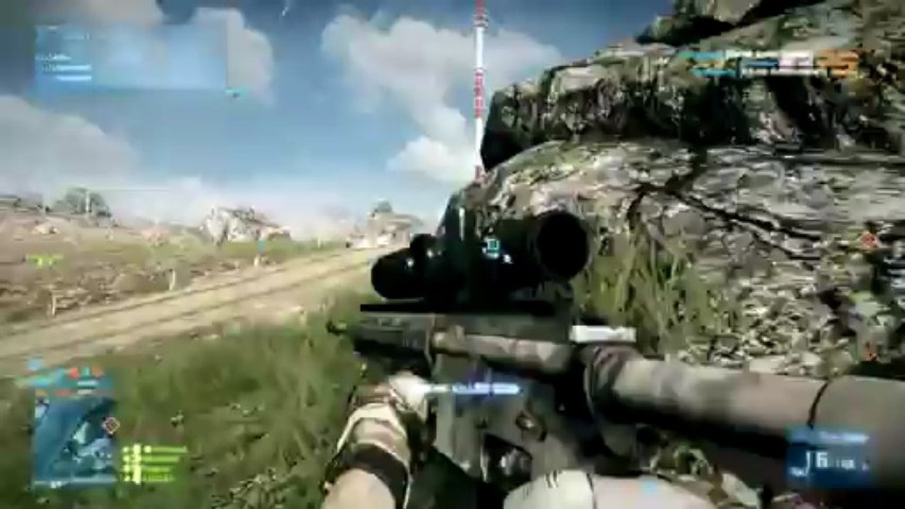 Sniper - M417 Recon Tips (Battlefield 3 Gameplay/Commentary)
