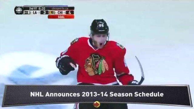 NHL Releases 2013-14 Schedule