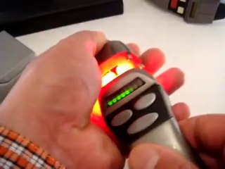 Star Trek Nemesis Phaser w LEDs and Majel Roddenberry's voice