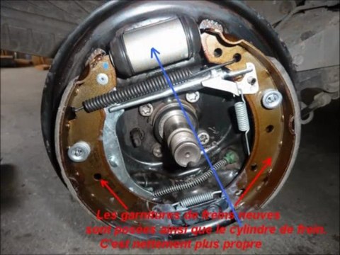 Remise en état freins arrières 206 HDI