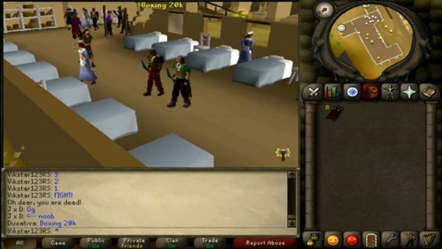 Runescape 2007 Dueling Arena 500K Stake - Old School Runescape - Vikkstar123
