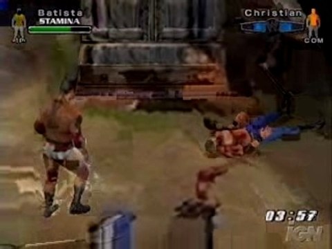 batista vs christian on svr 2006 on ps2