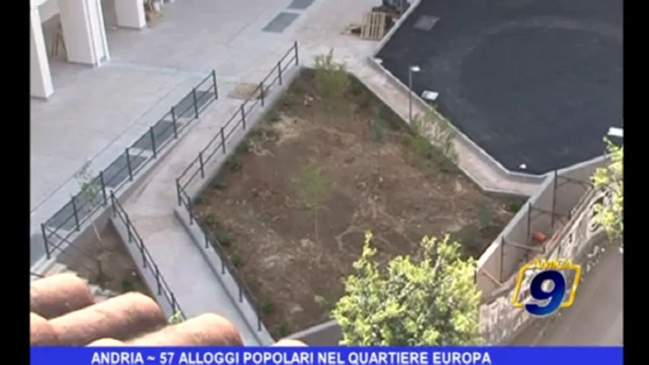 Andria | 57 alloggi popolari nel Quartiere Europa