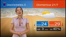 PREVISIONI DEL TEMPO JESOLO DOMENICA  21 LUGLIO 2013