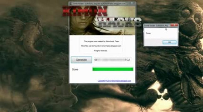 TOMB RAIDER SURVIVAL EDITION Key Generator Activation code JULY 2013