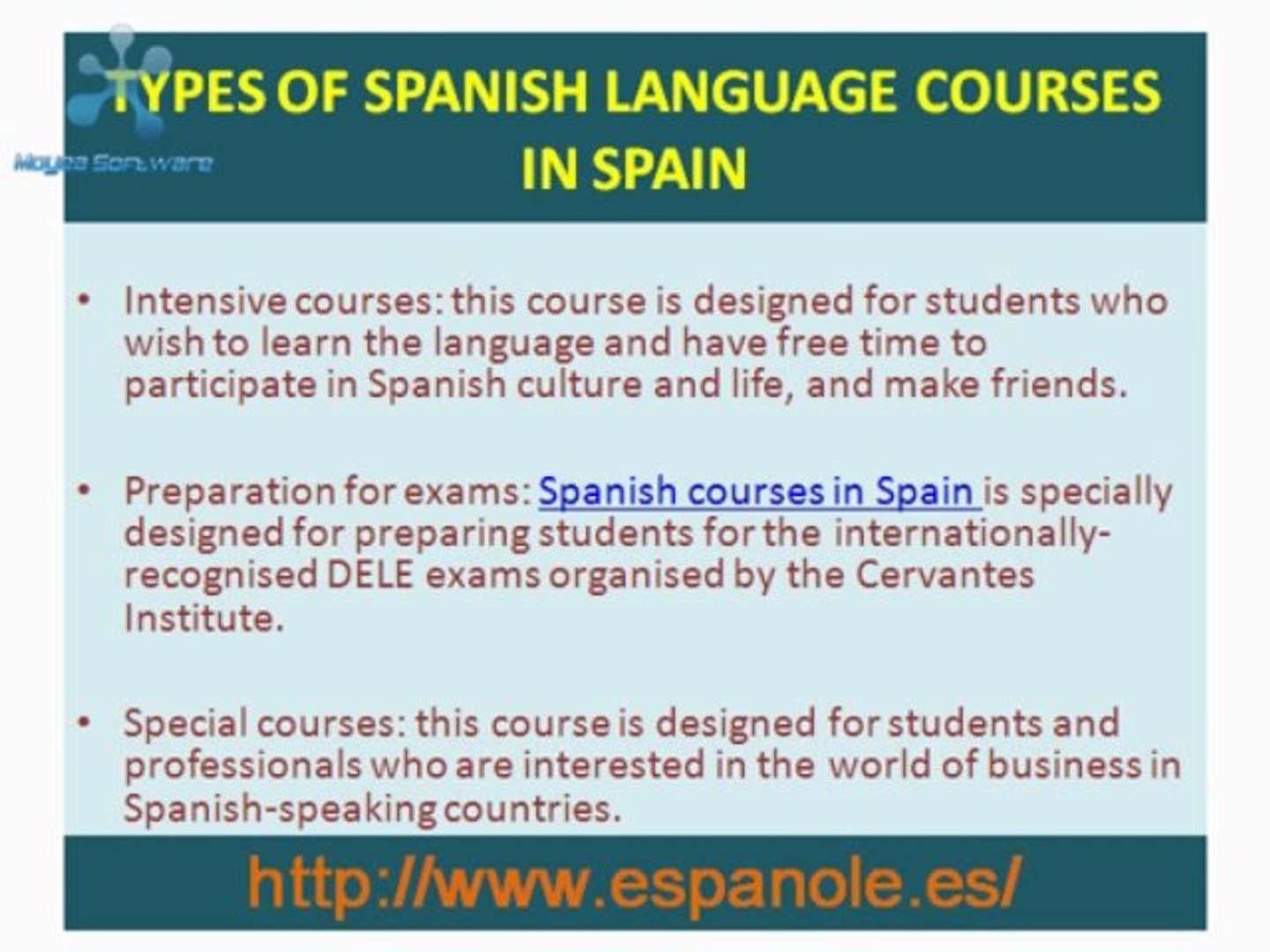 ⁣Spanish in Spain