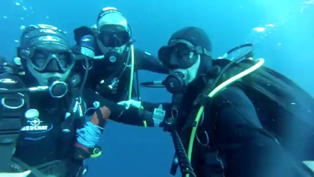 plongée sur L'Espingole le 17 juillet 2013 2em partie