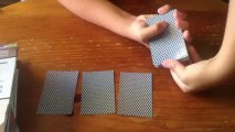 Tour de magie avec des cartes : les 4 piques