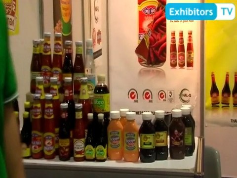 Thai Theparos Public Company Limited - displayed wide range of Sauces (Exhibitors TV at My Karachi 2013)