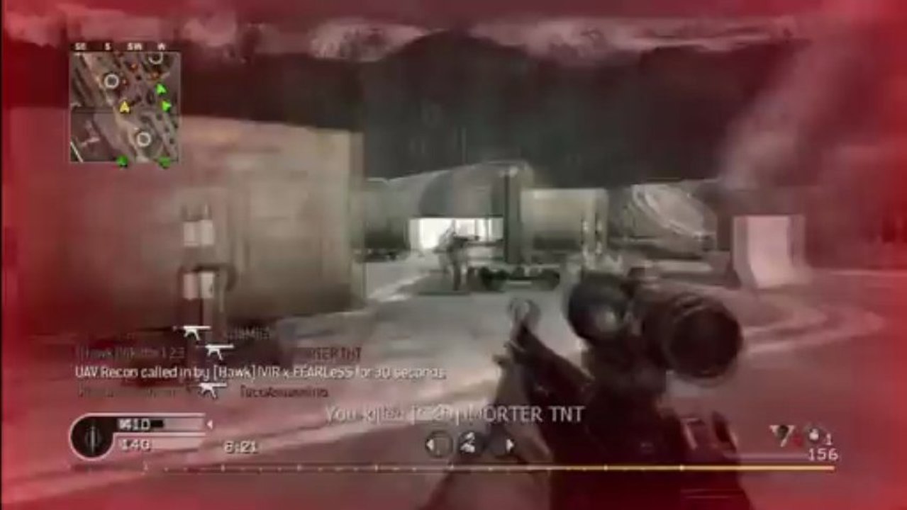 CoD4 Team MP5 Acog Gameplay Commentary - Vikstar123