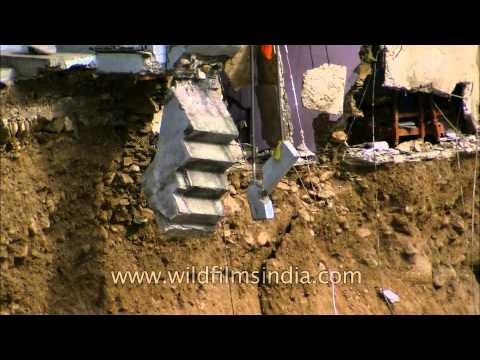 The hanging staircase: Villages torn in half: Wrath of Uttarakhand Floods